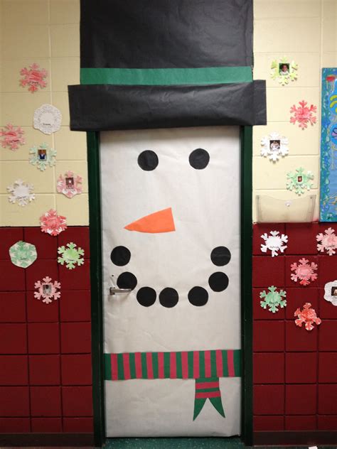 classroom door decorations holiday|snowman classroom door decoration ideas.